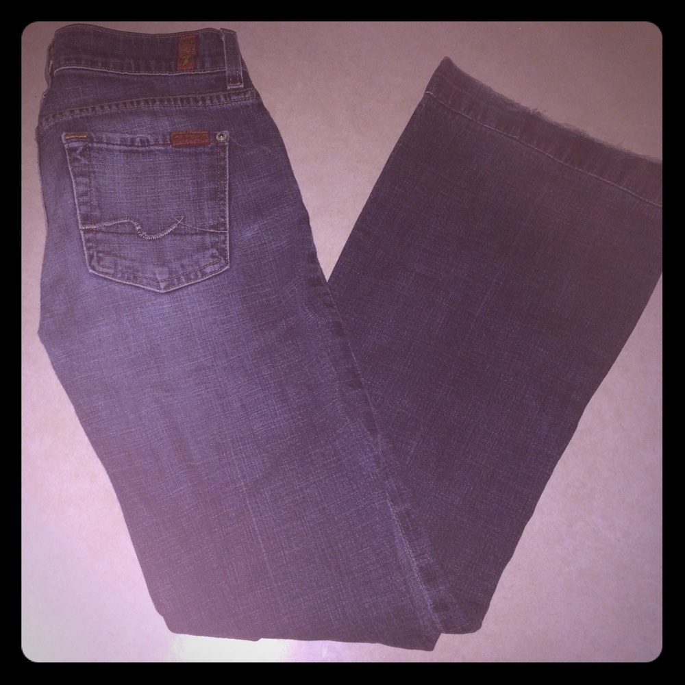 7 for all Mankind flare/bootcut DOJO jeans size 25