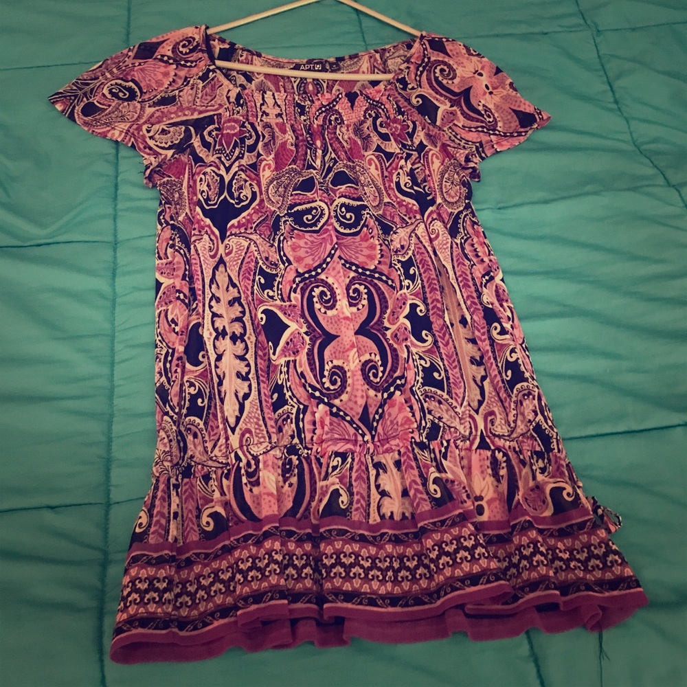 Short Sleeve Chiffon Shirt