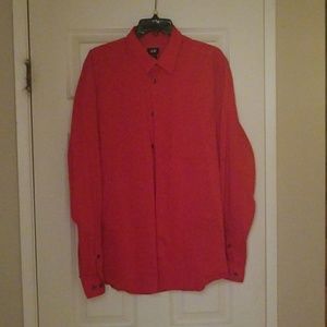 H & M Large Long sleeve button down shirt