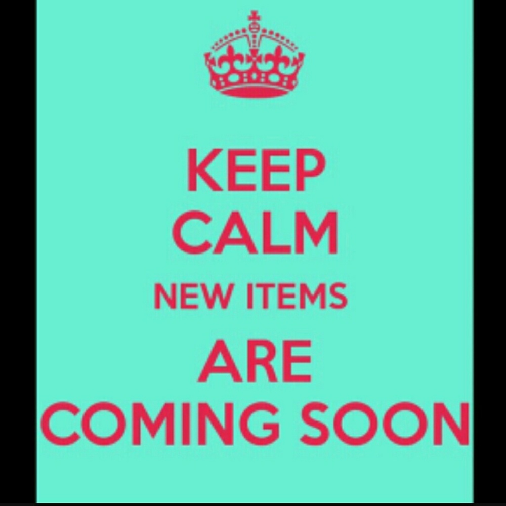 All new items after everything in closet is sold.