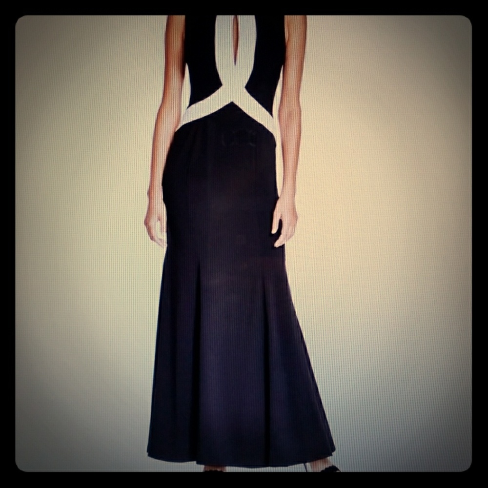 JS Collections Beaded Cut-out  Embellished  Gown