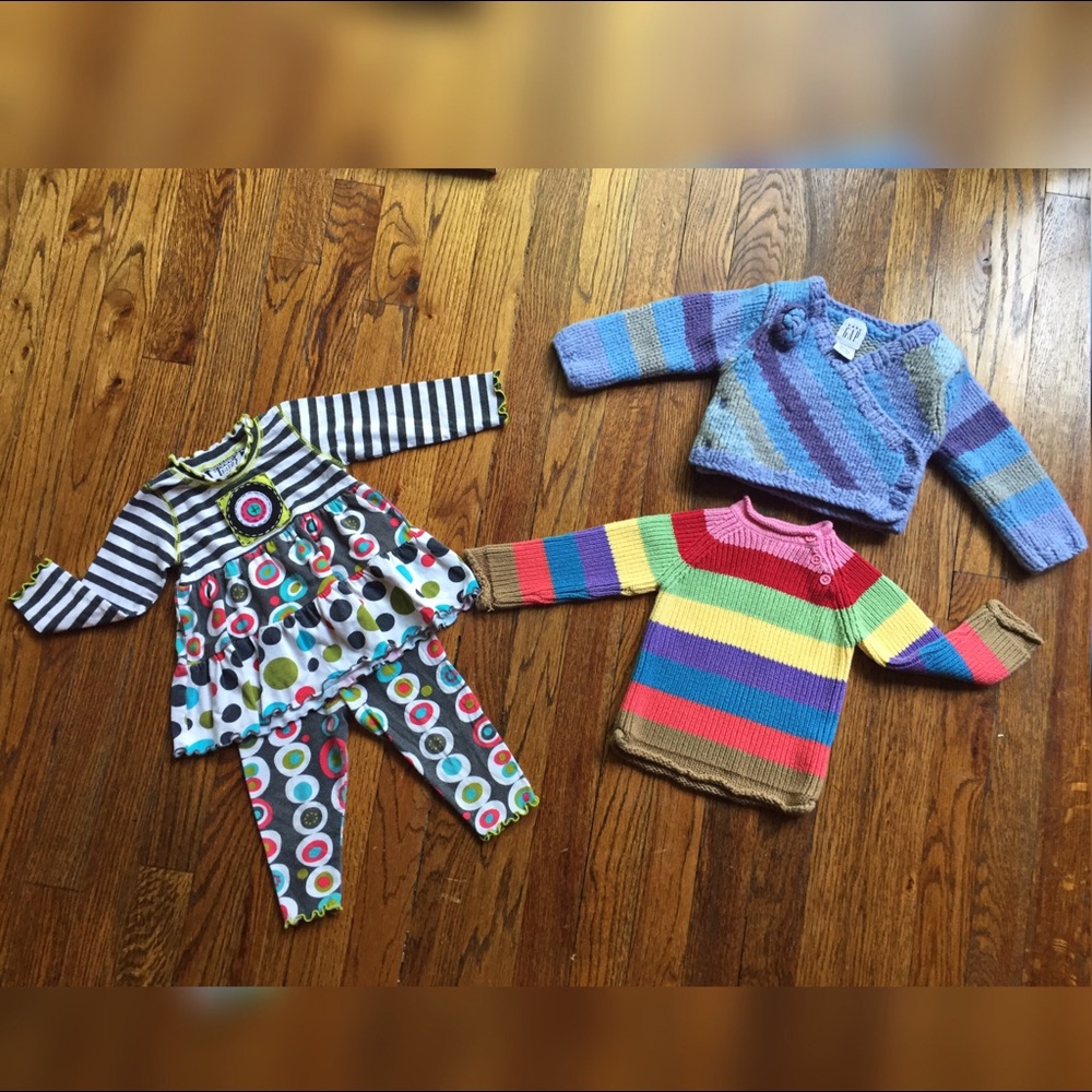 LOT - Baby Girl Clothes - Designer - Sweaters