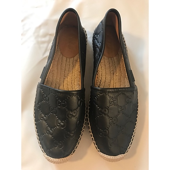 gucci pilar espadrille flat