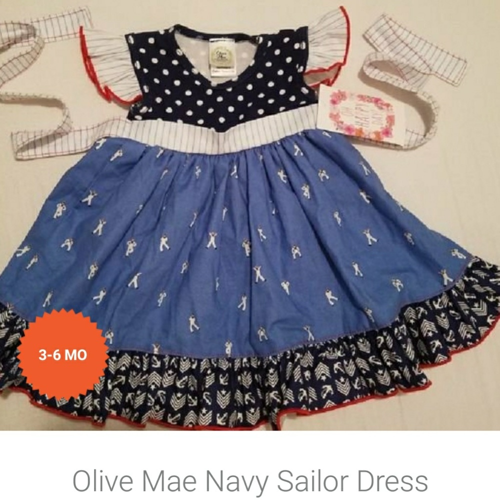 Olive Mae Sailor Dress