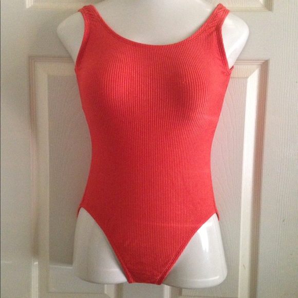 Catalina Orange Swimsuit-size L but fits like 12 - Picture 1 of 2