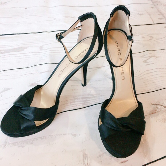 Marc Fisher Shoes - Marc Fisher Prytia Peep Toe Ankle Strap Heels.