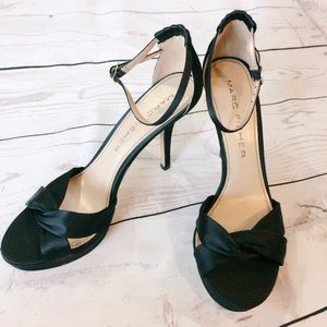 Marc Fisher Prytia Peep Toe Ankle Strap Heels.