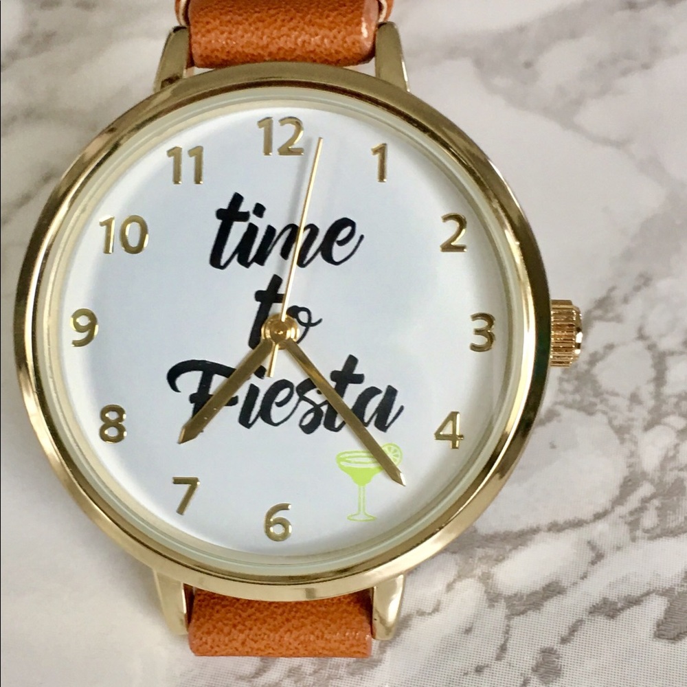 Time to Fiesta Watch !! Cognac straps for LUX