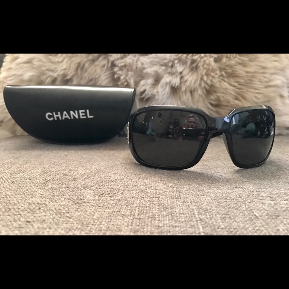 Chanel Black Sunglasses