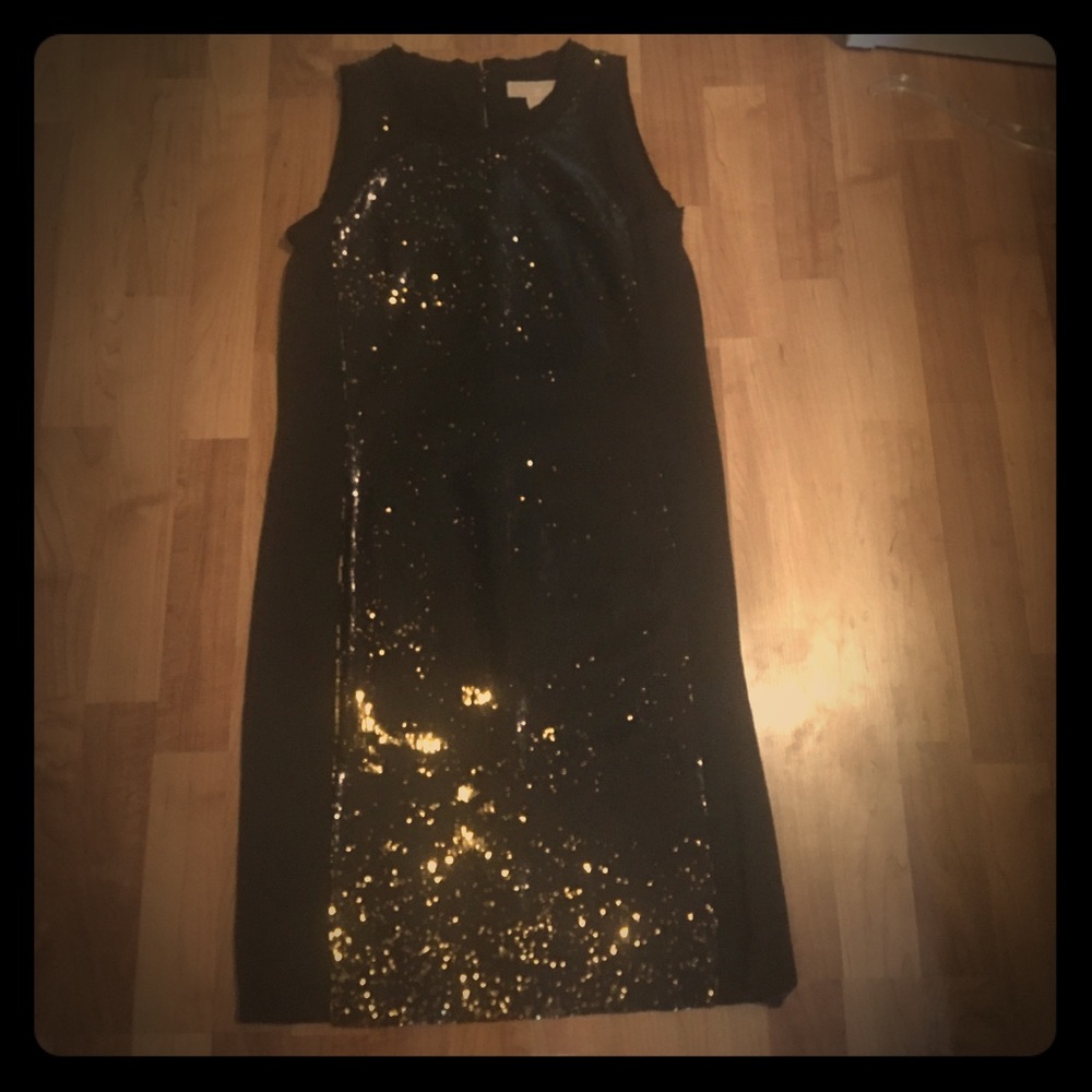 Stunning Michael Kors sequin shift dress sz 2