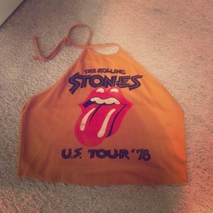 Rolling Stones Crop halter