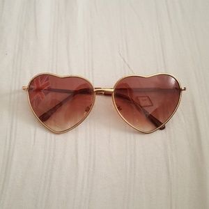 Heart shaped sunglasses