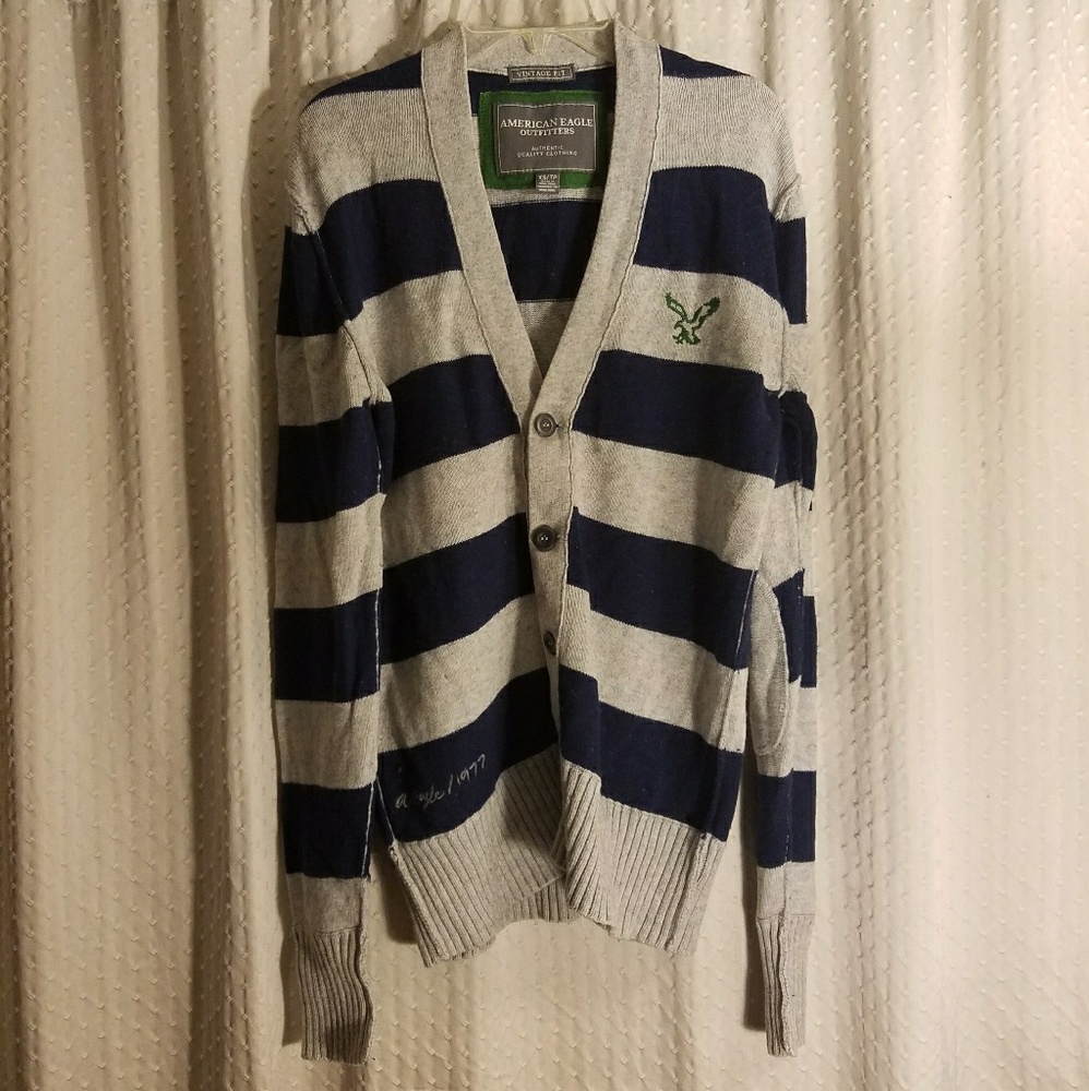American Eagle Outfitters strip cardigan - Picture 1 of 5