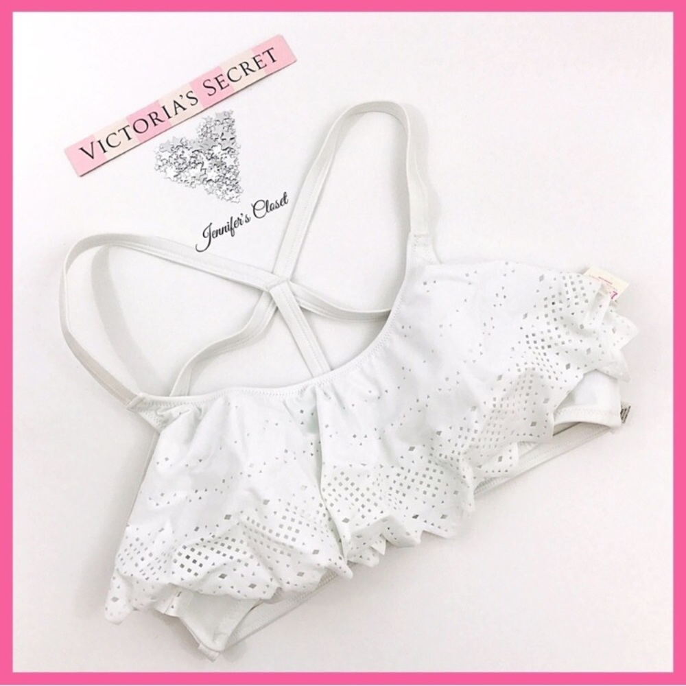 •Victoria's Secret PINK• Criss cross bikini top - Picture 2 of 3