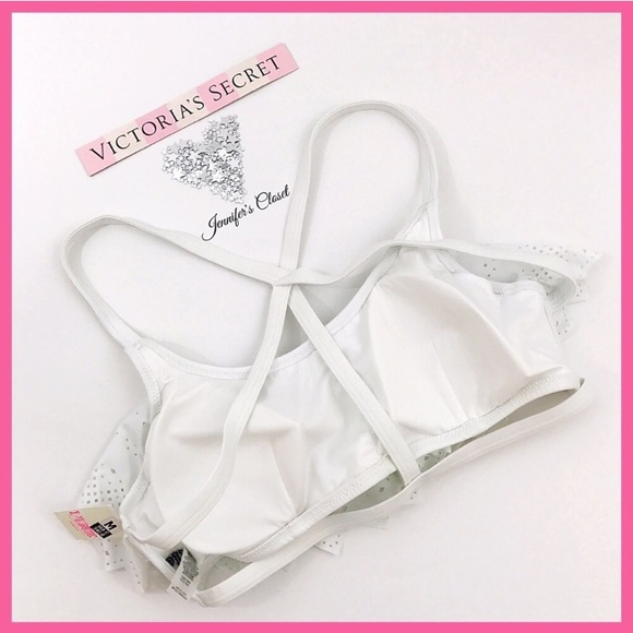 •Victoria's Secret PINK• Criss cross bikini top - Picture 3 of 3