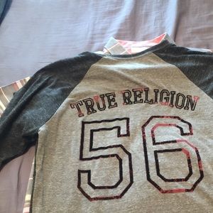True religion long sleeve light weight