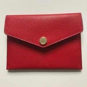 Red Michael Kors wallet / card case