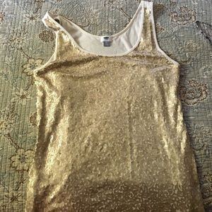 Sequined tank NWOT