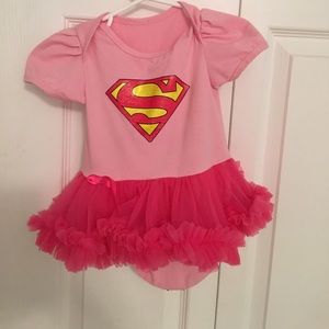 Super girl onsie with tutu Halloween/hero party