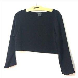 Brand new Club monaco long sleeve crop top