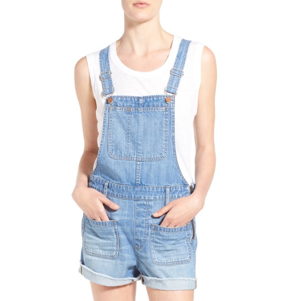 Madewell Short Overalls