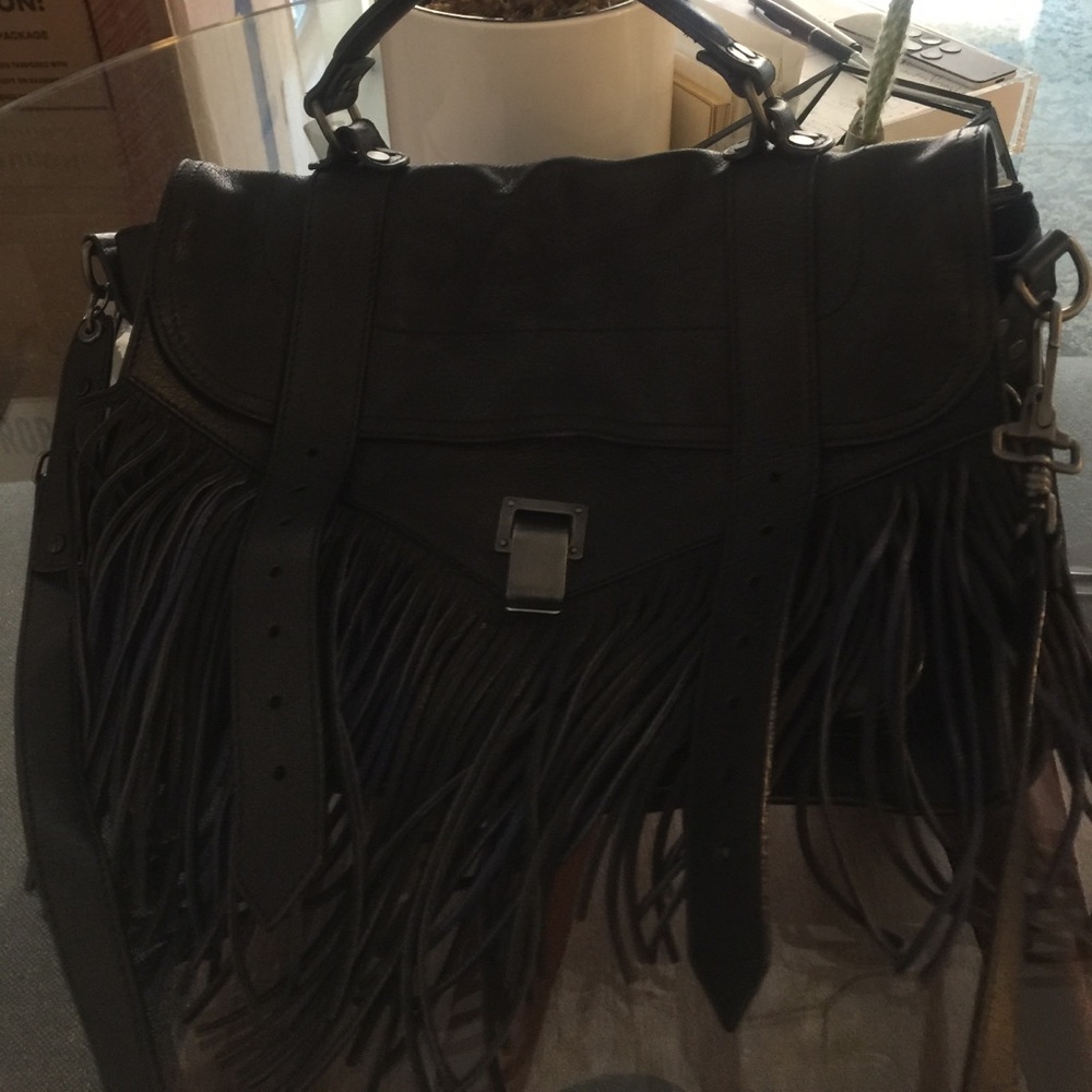 Used proenza pS1 fringed bag