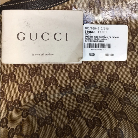 Brown Gucci logo purse - Picture 4 of 4