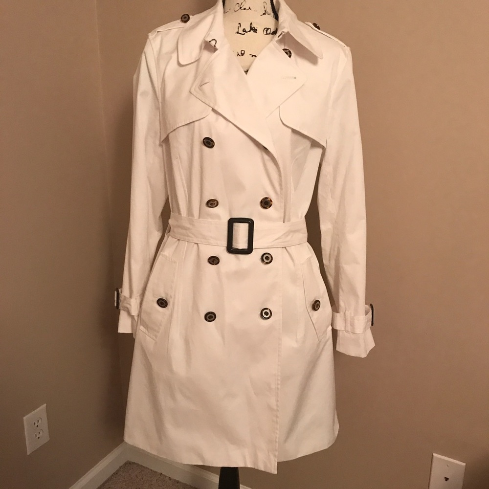 NWT White Trench Coat