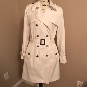NWT White Trench Coat