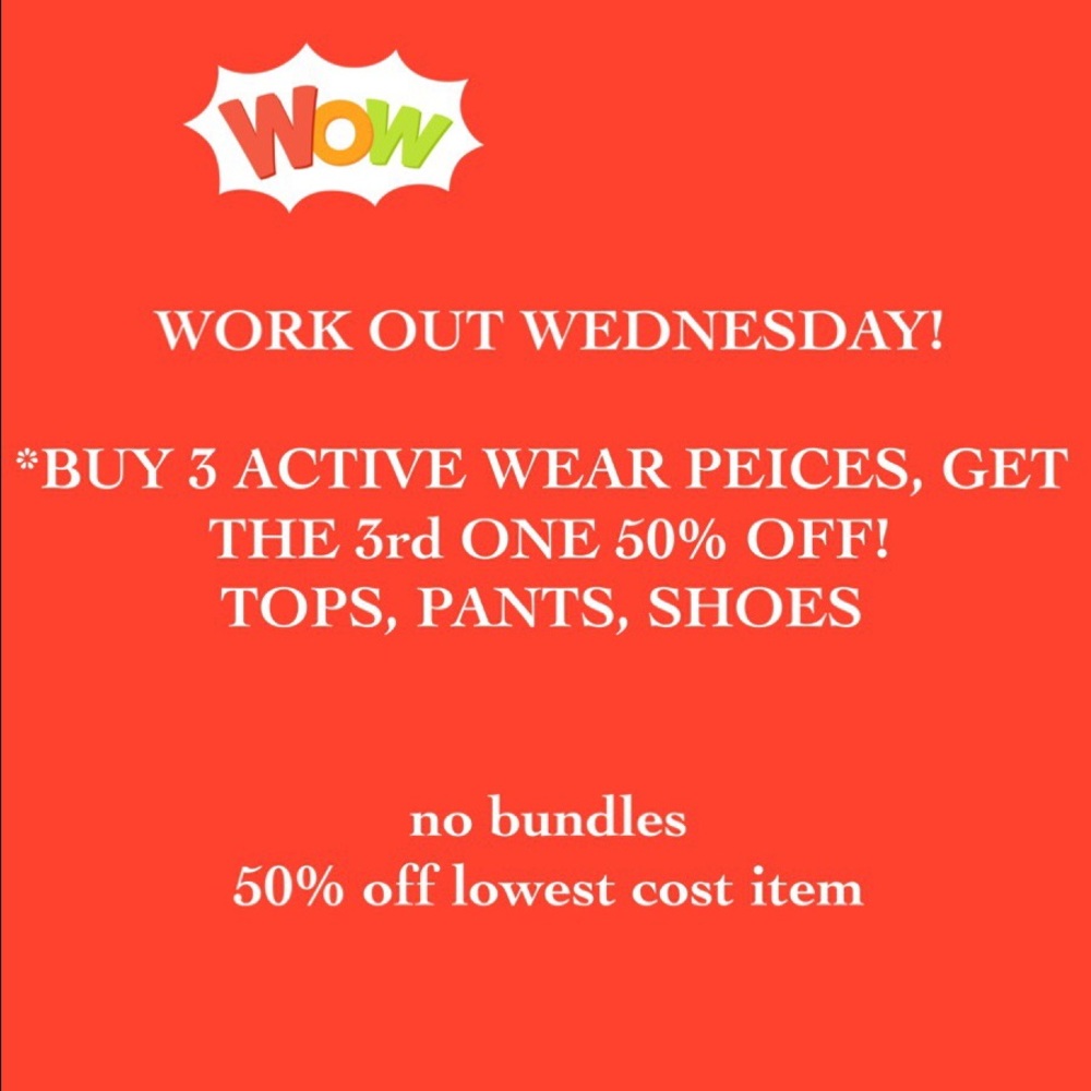 ACTIVE WEAR SALE!