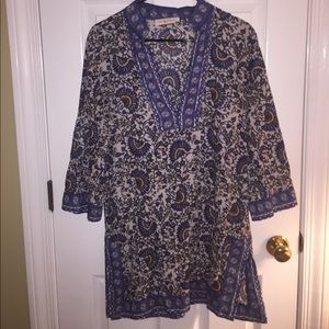 Tory Burch cotton/linen tunic