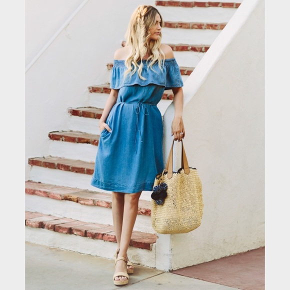 LOFT Dresses & Skirts - *NEW WITH TAGS*Loft Super Soft Off Shoulder Dress