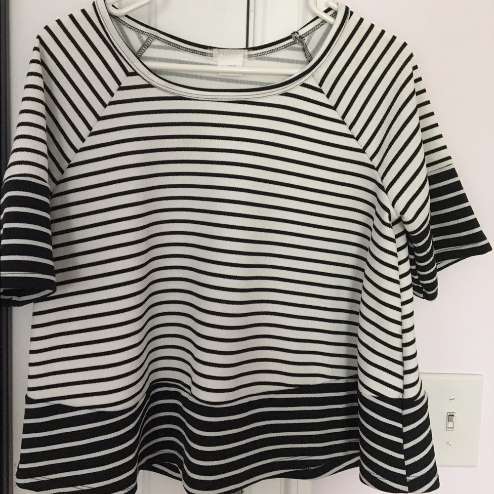 Urban outfitters striped Cooperative brand top
