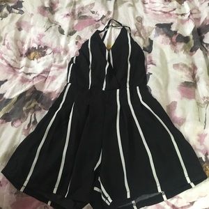 women's halter romper