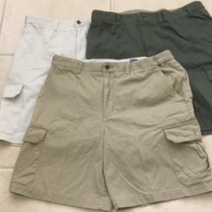 BUNDLE 3 Pair MENS CARGO SHORTS! EXCELLENT COND🚨