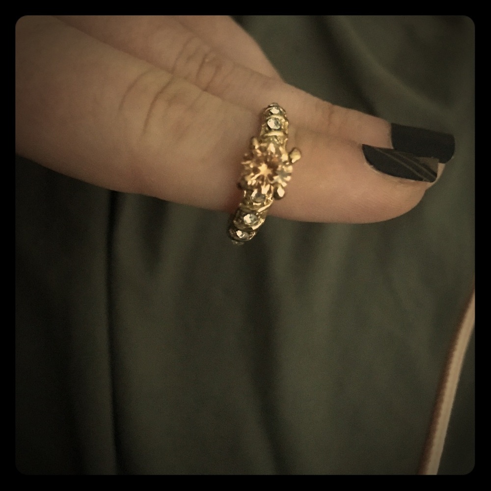 24k gold plated ring