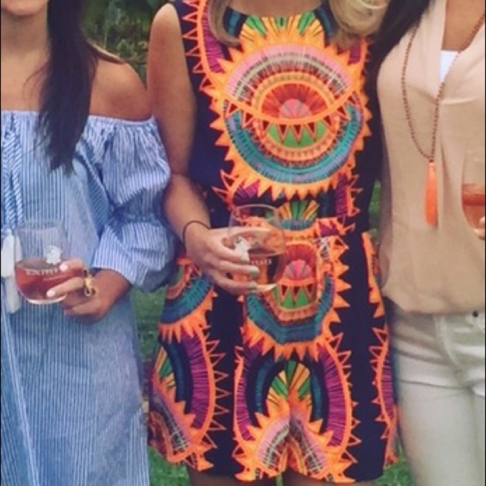 Mara Hoffman printed romper - Picture 2 of 6