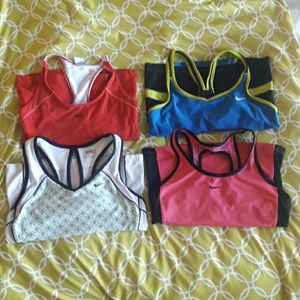 Lot of 4 Nike Tanks