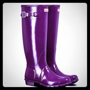 Hunter' Tall Glossy RainBoots
