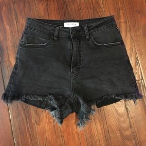 Black Jean Short