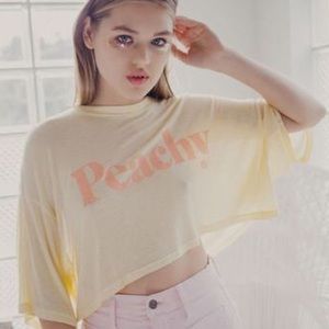 Peachy tee