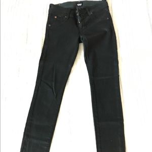 Hudson Collin Skinny in coated olive