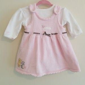 Classic Pooh sweater dress set
