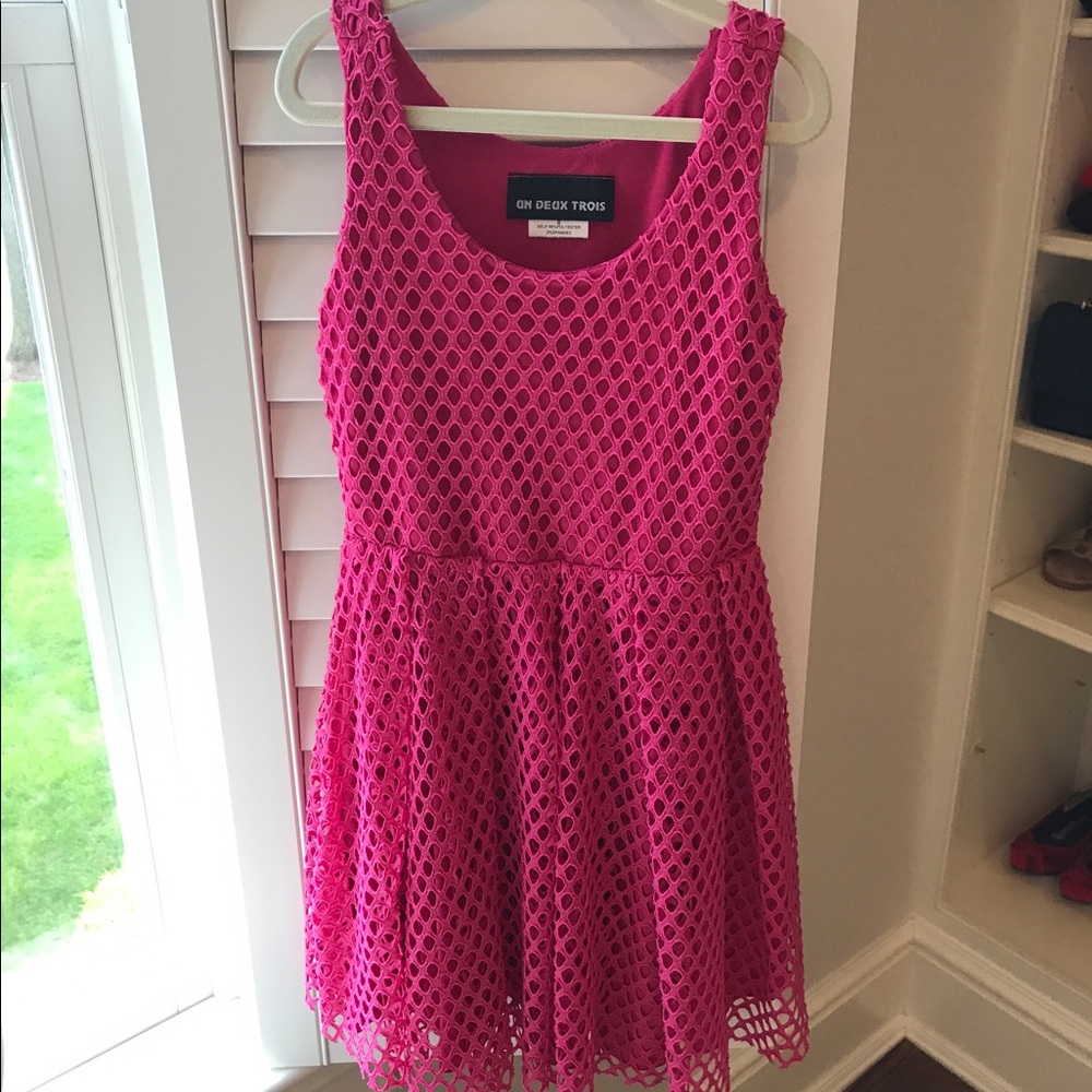 ✨SALE✨Un Deux Trois Roseberry Eyelet Dress