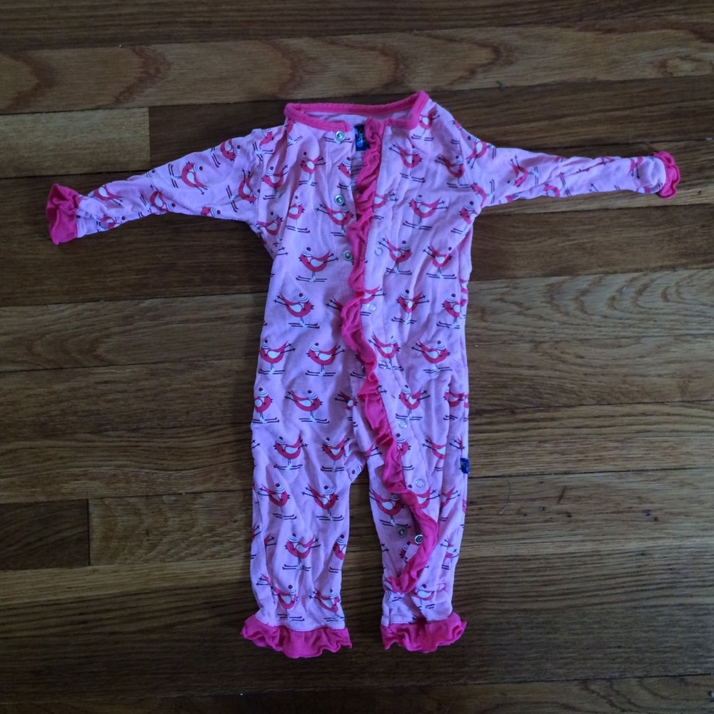 3-6 month kickee pants footless onesie