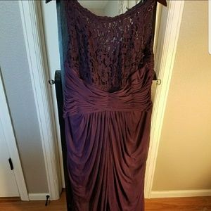 David's bridal long gown