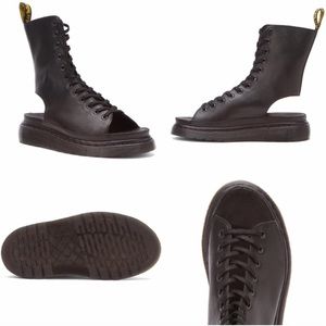 Dr. Martens Bernadette Opened Heel and Toed Boots