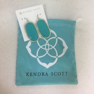 Kendra Scott Danielle Teal Magnesite Earrings