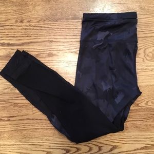Lululemon Navy Camo Full Length Leggings