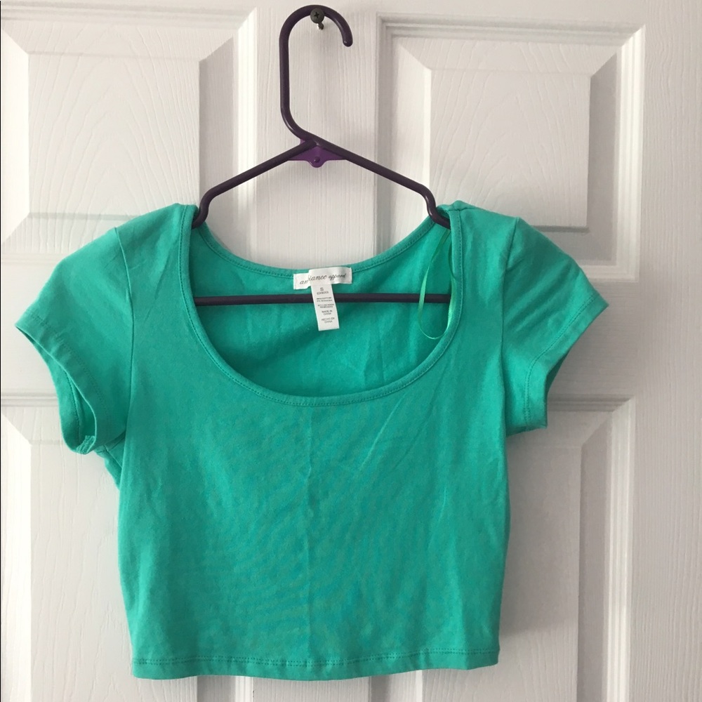 Never been worn blue crop top